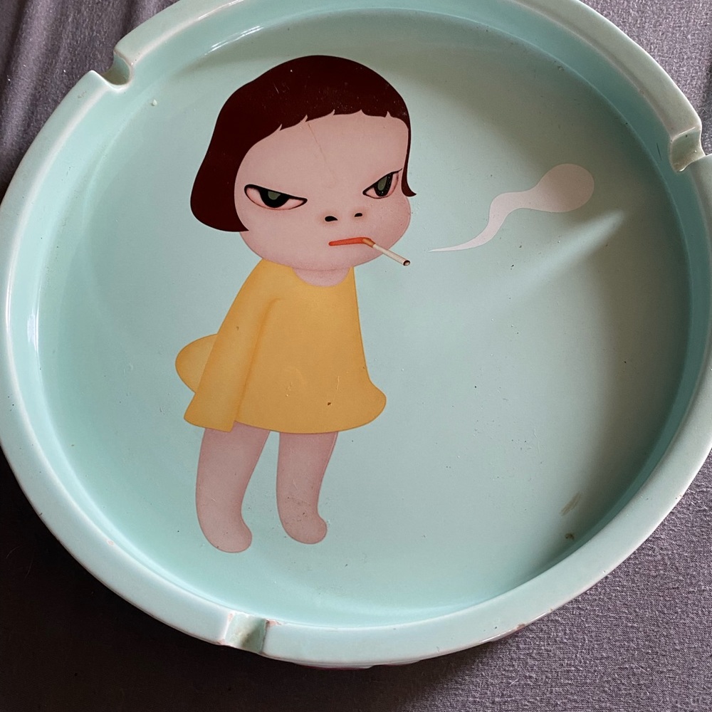 Yoshitomo nara ashtray circa 2002